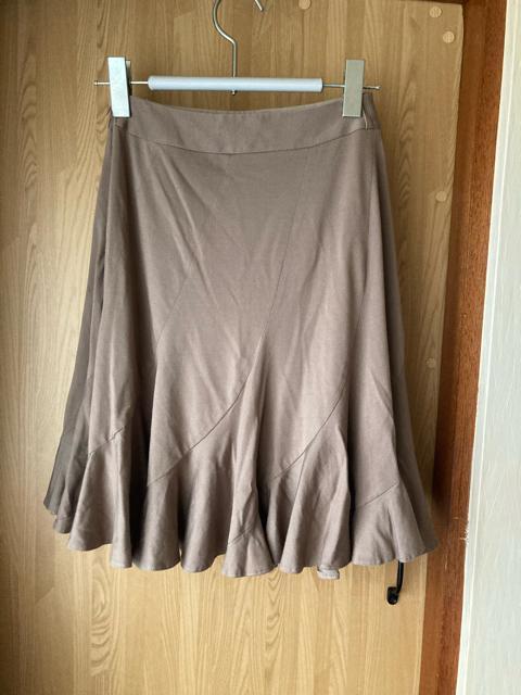 2041.ひざ丈スカート☆茶系/モカ☆サイズ1☆S程度☆難あり < 女性ファッション 2041.ひざ丈スカート☆茶系/モカ☆サイズ1☆S程度☆難あり < 女性ファッションの