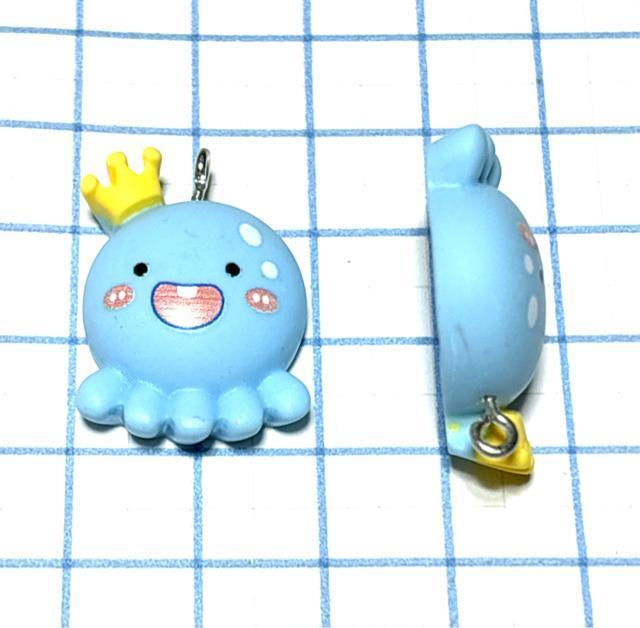287 ぷっくりタコさん 水色1個 樹脂チャーム パーツ アクセサリー材料 < ペット/手芸/園芸 287 ぷっくりタコさん 水色1個 樹脂チャーム パーツ アクセサリー材料 < ペット/手芸/園芸の