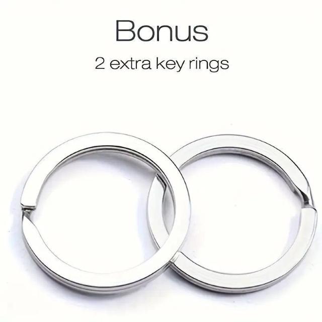 爆ヤス価格790円★高級 メタル キーチェーン ステンレススチール キーリング 2個 車 キー 日常使用(赤) < 男性ファッション 爆ヤス価格790円★高級 メタル キーチェーン ステンレススチール キーリング 2個 車 キー 日常使用(赤) < 男性ファッションの