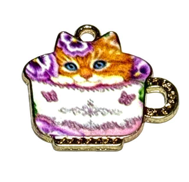 857 カップに入った猫ちゃん 1個 ねこネコ 金属チャーム アクセサリーパーツ < ペット/手芸/園芸 857 カップに入った猫ちゃん 1個 ねこネコ 金属チャーム アクセサリーパーツ < ペット/手芸/園芸の