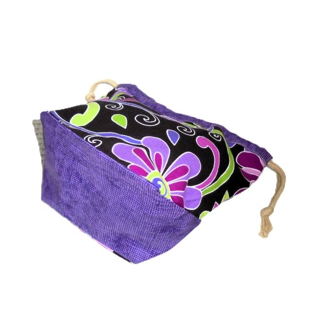 【底マチ幅が広い巾着】◆ヴェラブラッドリー◆【Purple Punch】無地系紫 < 女性ファッション 【底マチ幅が広い巾着】◆ヴェラブラッドリー◆【Purple Punch】無地系紫 < 女性ファッションの