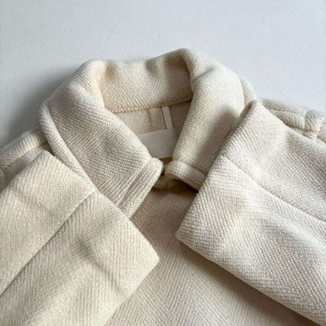 ◆美品◆24AW◆ギャルリーヴィー◆ウールピーコート◆アイボリー◆M < 女性ファッション ◆美品◆24AW◆ギャルリーヴィー◆ウールピーコート◆アイボリー◆M < 女性ファッションの