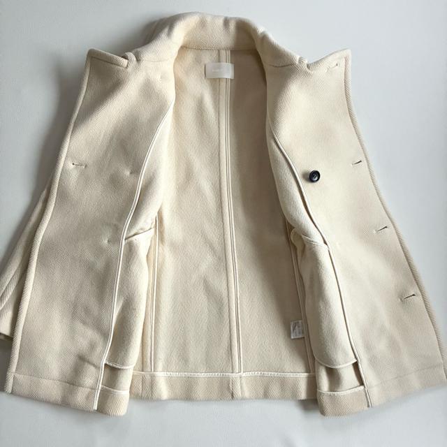 ◆美品◆24AW◆ギャルリーヴィー◆ウールピーコート◆アイボリー◆M < 女性ファッション ◆美品◆24AW◆ギャルリーヴィー◆ウールピーコート◆アイボリー◆M < 女性ファッションの