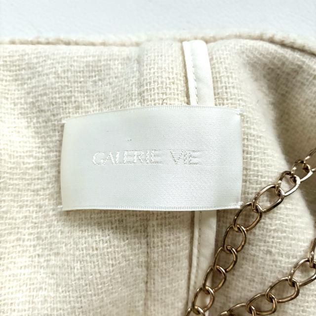 ◆美品◆24AW◆ギャルリーヴィー◆ウールピーコート◆アイボリー◆M < 女性ファッション ◆美品◆24AW◆ギャルリーヴィー◆ウールピーコート◆アイボリー◆M < 女性ファッションの