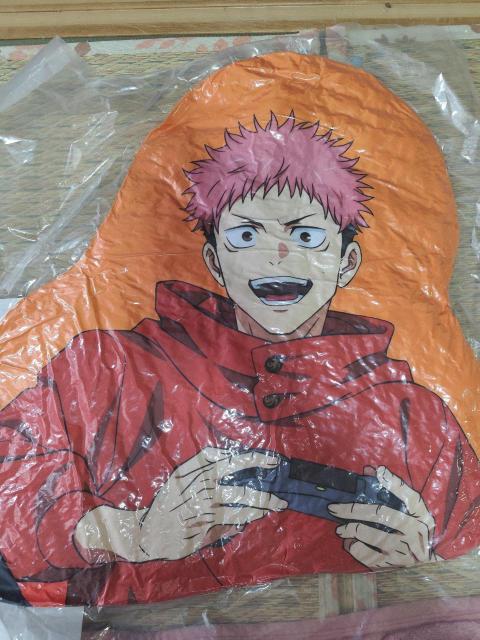 セガラッキーくじ 呪術廻戦 ダイカットクッション 虎杖悠仁 ステッカーセット < アニメ/コミック/キャラクター セガラッキーくじ 呪術廻戦 ダイカットクッション 虎杖悠仁 ステッカーセット < アニメ/コミック/キャラクターの