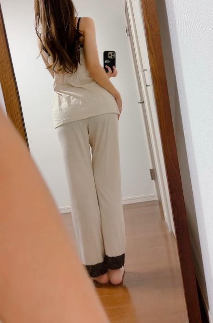 黒レース×ヌーディベージュキャミセットアップ 美ラインパンツのみ < 女性ファッション 黒レース×ヌーディベージュキャミセットアップ 美ラインパンツのみ < 女性ファッションの