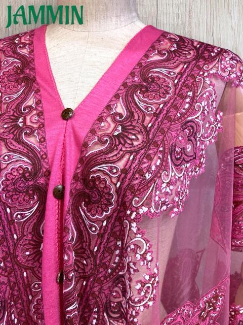 ペーズリー柄レーストップス ピンク 衣装 エスニック アジアン ヒッピー < 女性ファッション ペーズリー柄レーストップス ピンク 衣装 エスニック アジアン ヒッピー < 女性ファッションの