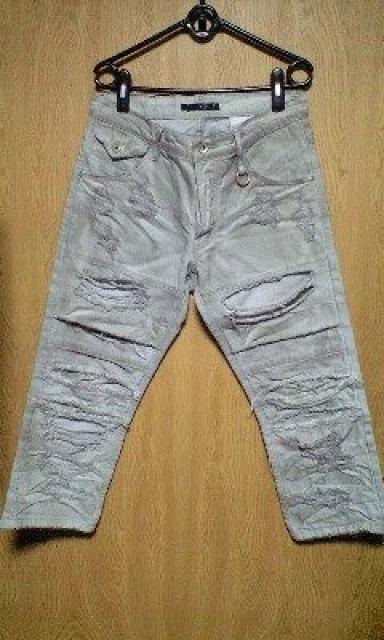 JULIUSユリウス ダスト加工クラッシュクロップドパンツ 2 < ブランド  JULIUSユリウス ダスト加工クラッシュクロップドパンツ 2  < ブランドの