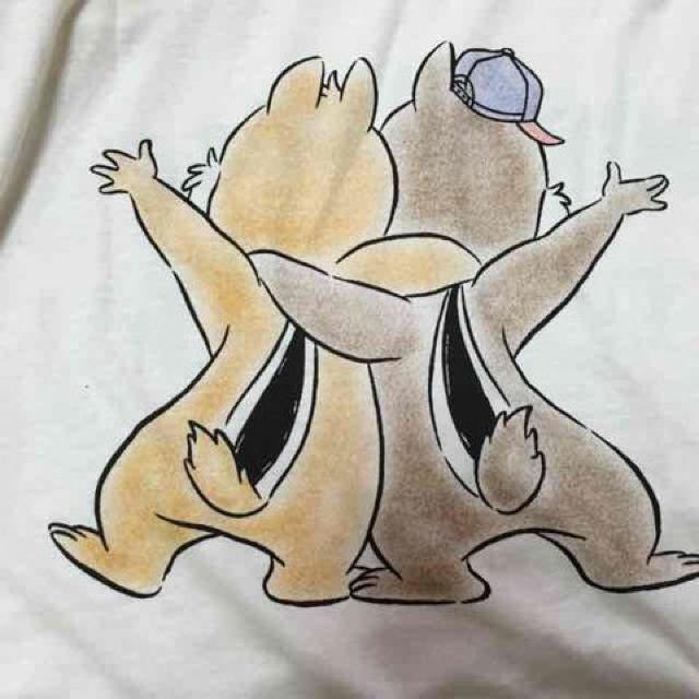 ディズニー・チップ&デール柄ラグラン長袖Tシャツ < ブランド ディズニー・チップ&デール柄ラグラン長袖Tシャツ < ブランドの