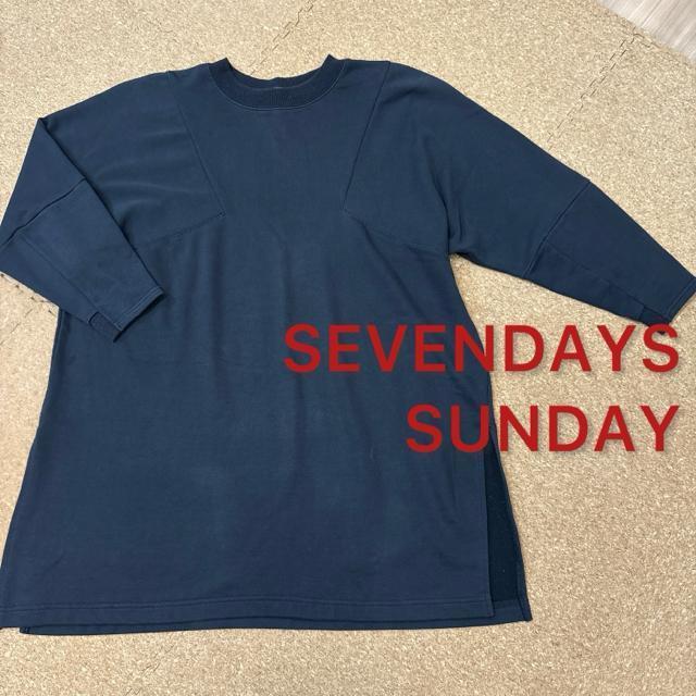 SEVENDAYS=SUNDAY トレーナー スウェット ドルマンスリーブ 黒 < 女性ファッション  SEVENDAYS=SUNDAY トレーナー スウェット ドルマンスリーブ 黒  < 女性ファッションの