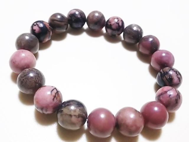 天然石★ロードナイト 10mm ブレス < 女性アクセサリー/時計 天然石★ロードナイト 10mm ブレス < 女性アクセサリー/時計の