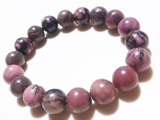 天然石★ロードナイト 10mm ブレス < 女性アクセサリー/時計 天然石★ロードナイト 10mm ブレス < 女性アクセサリー/時計の