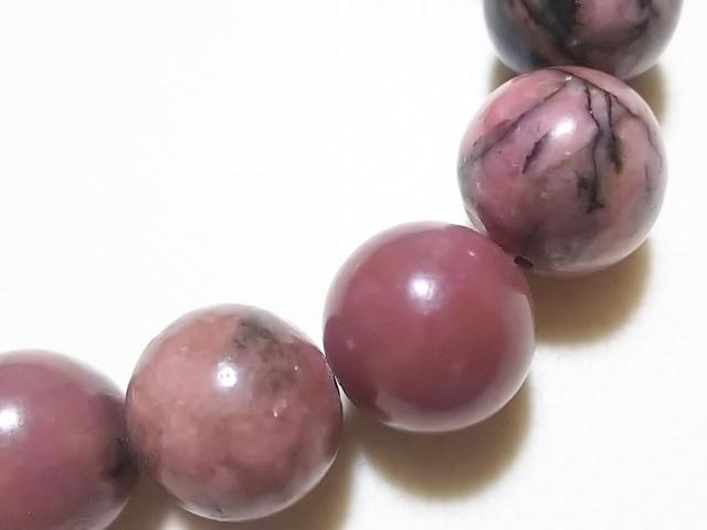 天然石★ロードナイト 10mm ブレス < 女性アクセサリー/時計 天然石★ロードナイト 10mm ブレス < 女性アクセサリー/時計の