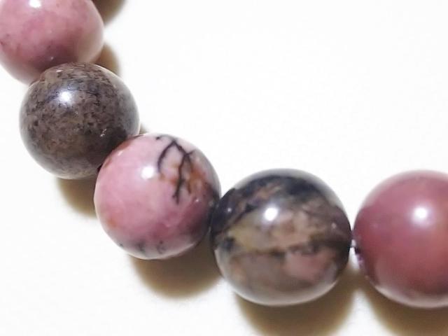 天然石★ロードナイト 10mm ブレス < 女性アクセサリー/時計 天然石★ロードナイト 10mm ブレス < 女性アクセサリー/時計の