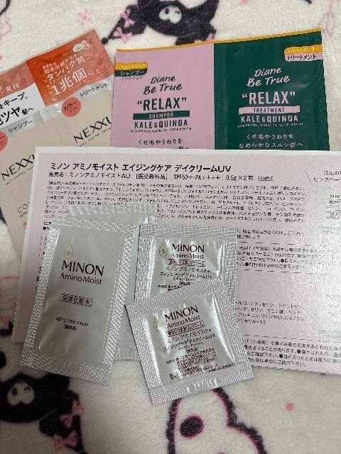 雑誌付録★ミノンエイジングケアローション デイクリームUV★ダイアン、ネクサスシャンプーコンディショナー < 香水/コスメ/ネイル 雑誌付録★ミノンエイジングケアローション デイクリームUV★ダイアン、ネクサスシャンプーコンディショナー < 香水/コスメ/ネイルの