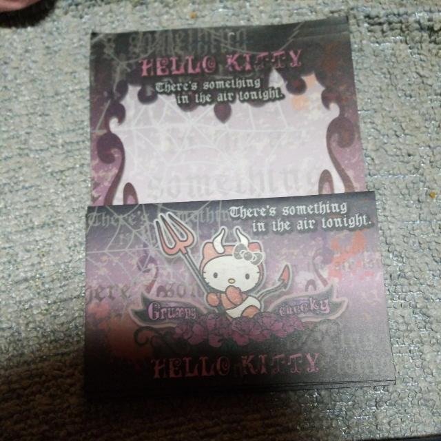 デビルキティ レターセット HELLO KITTY 封筒3枚便箋11枚 < アニメ/コミック/キャラクター デビルキティ レターセット HELLO KITTY 封筒3枚便箋11枚 < アニメ/コミック/キャラクターの