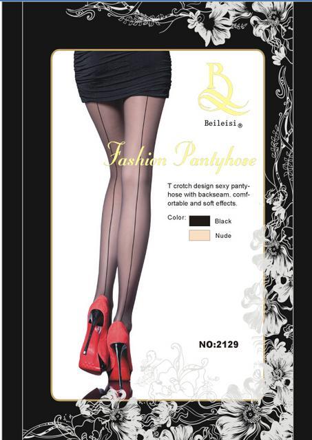 シンプルなバックシームタイツ 茶 < 女性ファッション  シンプルなバックシームタイツ 茶  < 女性ファッションの