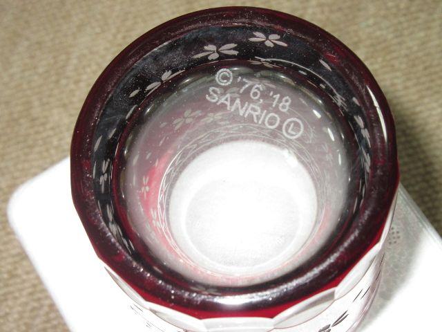 未使用☆ハローキティ*桜舞う切子グラス(赤)単品 < インテリア/ライフ 未使用☆ハローキティ*桜舞う切子グラス(赤)単品 < インテリア/ライフの