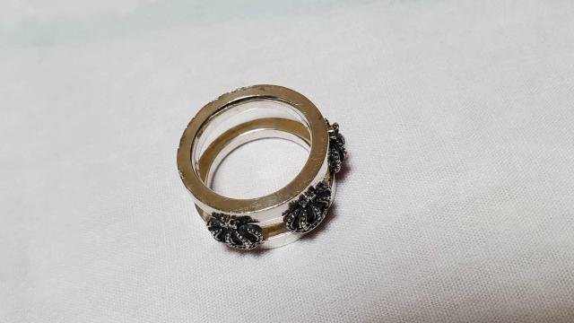 正規 ジャスティンデイビス 3連王冠リング 12~13 SV925 トリプルクラウン×Wバンド 指輪 男女兼用 < ブランド  正規 ジャスティンデイビス 3連王冠リング 12~13 SV925 トリプルクラウン×Wバンド 指輪 男女兼用 < ブランドの