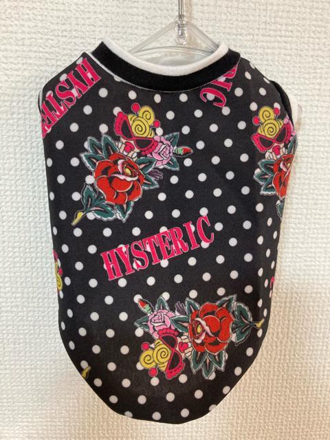S★ハンドメイド ヒスミニ シャツ バラ柄 ドット 黒 ボーダー 犬服★ < ペット/手芸/園芸  S★ハンドメイド ヒスミニ シャツ バラ柄 ドット 黒 ボーダー 犬服★  < ペット/手芸/園芸の