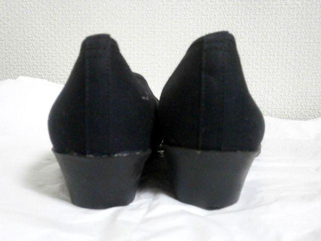 ◆ANSWER ローファー パンプス シューズ 未使用中古品 ブラック サイズ23 女性用 < 女性ファッション  ◆ANSWER ローファー パンプス シューズ 未使用中古品 ブラック サイズ23 女性用 < 女性ファッションの