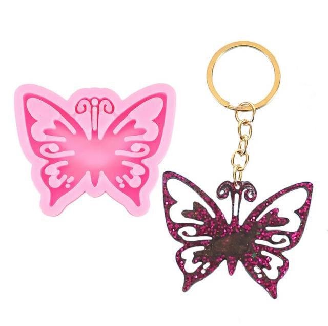 蝶 シリコンモールド【新品未使用】レジンモールド●ハンドメイド オリジナル●キーホルダー ネックレス < ペット/手芸/園芸  蝶 シリコンモールド【新品未使用】レジンモールド●ハンドメイド オリジナル●キーホルダー ネックレス < ペット/手芸/園芸の