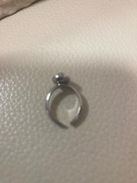 1655.クリアストーン指輪☆ピンキーリング☆フリーサイズ < 女性アクセサリー/時計  1655.クリアストーン指輪☆ピンキーリング☆フリーサイズ < 女性アクセサリー/時計の