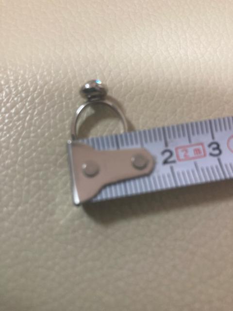 1655.クリアストーン指輪☆ピンキーリング☆フリーサイズ < 女性アクセサリー/時計  1655.クリアストーン指輪☆ピンキーリング☆フリーサイズ < 女性アクセサリー/時計の