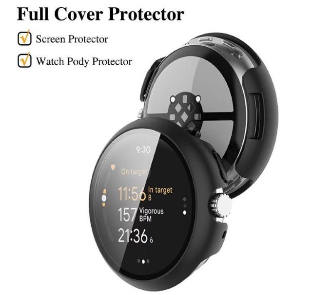 Google Pixel Watch 3 45mm カバー ガラス フィルム ケース クリア ピクセル ウォッチ watch3 < 家電/AV  Google Pixel Watch 3 45mm カバー ガラス フィルム ケース クリア ピクセル ウォッチ watch3 < 家電/AVの