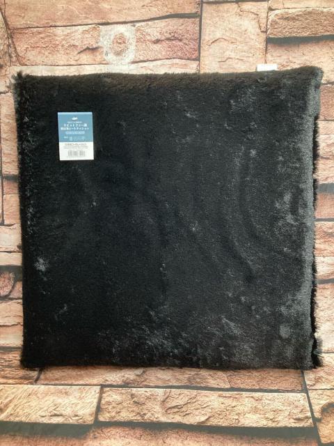 送料無料!手触り&座り心地 超抜群!ラビットファー調 低反発シートクッション(ブラック)1枚 < インテリア/ライフ  送料無料!手触り&座り心地 超抜群!ラビットファー調 低反発シートクッション(ブラック)1枚  < インテリア/ライフの