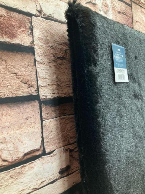 送料無料!手触り&座り心地 超抜群!ラビットファー調 低反発シートクッション(ブラック)1枚 < インテリア/ライフ  送料無料!手触り&座り心地 超抜群!ラビットファー調 低反発シートクッション(ブラック)1枚 < インテリア/ライフの