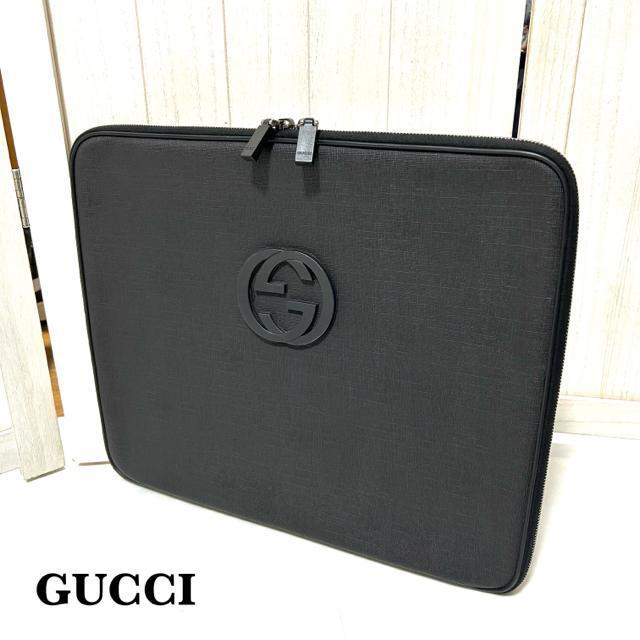 美品 GUCCIグッチ インターロッキングG タブレットケース クラッチバッグ < ブランド  美品 GUCCIグッチ インターロッキングG タブレットケース クラッチバッグ  < ブランドの