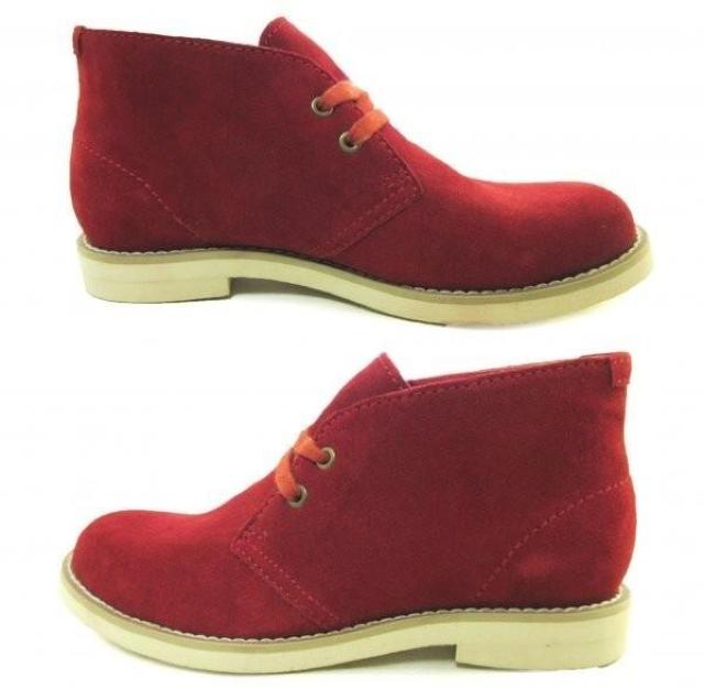 1円~C842新品Dedes本革スウェード/チャッカブーツ25aRED♂ < 男性ファッション  1円~C842新品Dedes本革スウェード/チャッカブーツ25aRED♂ < 男性ファッションの
