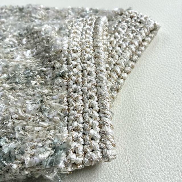 ◆美品◆レリアンプラス◆ツイードニットカーディガン◆ラメ◆パールボタン◆XL < ブランド ◆美品◆レリアンプラス◆ツイードニットカーディガン◆ラメ◆パールボタン◆XL < ブランドの