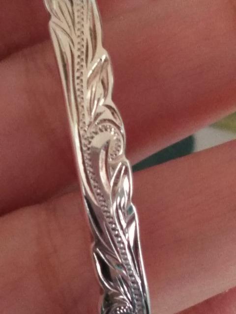 シルバー925 ハワイアンバングル レタパライト込み < 女性アクセサリー/時計 シルバー925 ハワイアンバングル レタパライト込み < 女性アクセサリー/時計の