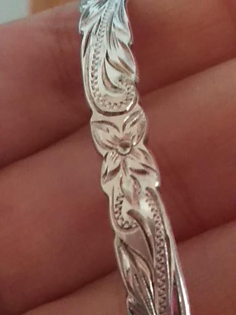 シルバー925 ハワイアンバングル レタパライト込み < 女性アクセサリー/時計 シルバー925 ハワイアンバングル レタパライト込み < 女性アクセサリー/時計の