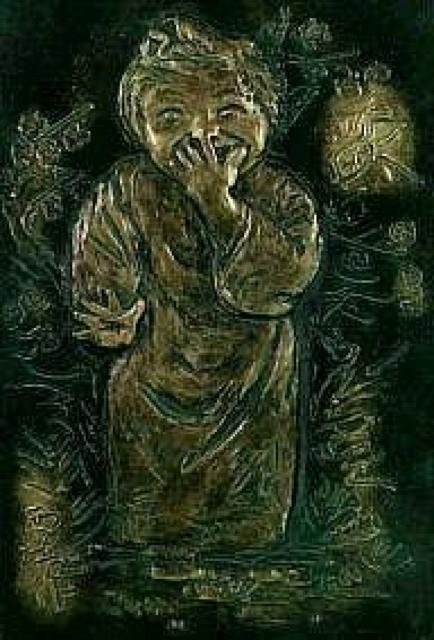 絵画 銅版画(版画ではありません) 北村西望『歡』文化勲章 真作保証 < ホビー 絵画 銅版画(版画ではありません) 北村西望『歡』文化勲章 真作保証 < ホビーの