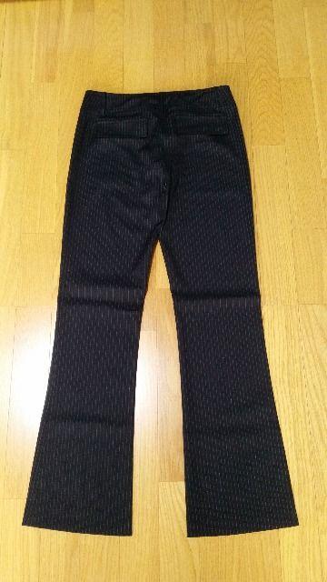 未使用 ラストシーン 毛入り ストライプパンツ スラックス < ブランド  未使用 ラストシーン 毛入り ストライプパンツ スラックス < ブランドの