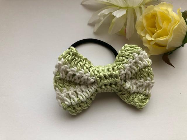 ハンドメイド  ヘアゴム リボン ボーダー メゾンドフルール好 < 女性ファッション  ハンドメイド  ヘアゴム リボン ボーダー メゾンドフルール好  < 女性ファッションの