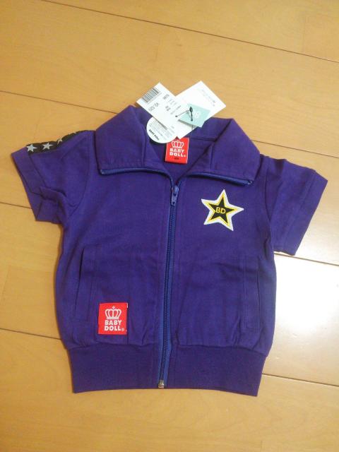 新品半袖ジャケット80紫ベビドBABYDOLLベビードール < ブランド 新品半袖ジャケット80紫ベビドBABYDOLLベビードール < ブランドの