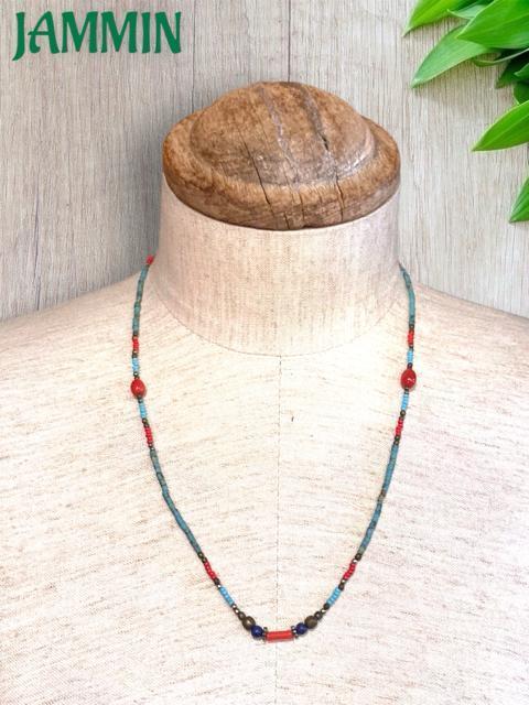 ストーンビーズネックレス★ヒッピー★アジアン★男女兼用★エスニック < 女性アクセサリー/時計 ストーンビーズネックレス★ヒッピー★アジアン★男女兼用★エスニック < 女性アクセサリー/時計の