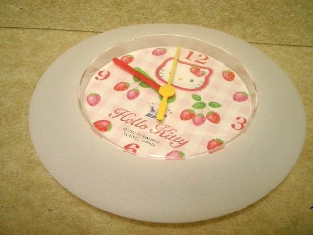◆ハローキティ<キティちゃん掛け時計 > < おもちゃ  ◆ハローキティ<キティちゃん掛け時計 > < おもちゃの