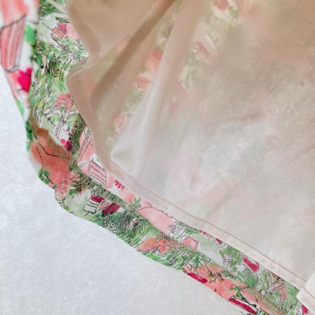 anysis 総柄 プリント 七分袖 ひざ丈 チュニック ワンピース ドレープポケット M N2m < ブランド anysis 総柄 プリント 七分袖 ひざ丈 チュニック ワンピース ドレープポケット M N2m < ブランドの