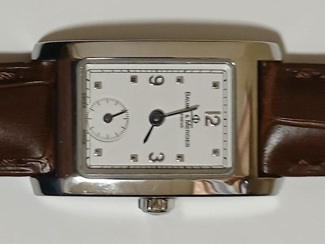 BAUME&MERCIER ハンプトン ホワイト 文字盤レディースウォッチ < 女性アクセサリー/時計 BAUME&MERCIER ハンプトン ホワイト 文字盤レディースウォッチ < 女性アクセサリー/時計の