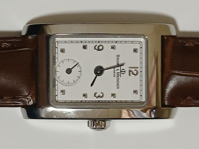 BAUME&MERCIER ハンプトン ホワイト 文字盤レディースウォッチ < 女性アクセサリー/時計 BAUME&MERCIER ハンプトン ホワイト 文字盤レディースウォッチ < 女性アクセサリー/時計の