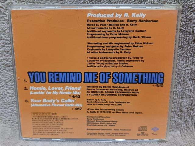 R・ケリー R.KELLY/YOU REMIND ME OF SOMETHING/国内盤/帯無し/CDシングル < CD/DVD/ビデオ R・ケリー R.KELLY/YOU REMIND ME OF SOMETHING/国内盤/帯無し/CDシングル < CD/DVD/ビデオの
