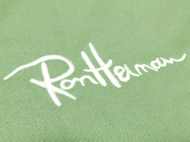【ロンハーマン/Ron Herman】大人気!!LAセレブ御用達♪刺繍ロゴ入 トートバッグ カーキ < ブランド 【ロンハーマン/Ron Herman】大人気!!LAセレブ御用達♪刺繍ロゴ入 トートバッグ カーキ < ブランドの