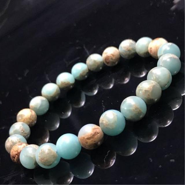 《B049》記憶の癒し♪天然石インプレッションストーン♪8mm玉♪ < 女性アクセサリー/時計 《B049》記憶の癒し♪天然石インプレッションストーン♪8mm玉♪ < 女性アクセサリー/時計の