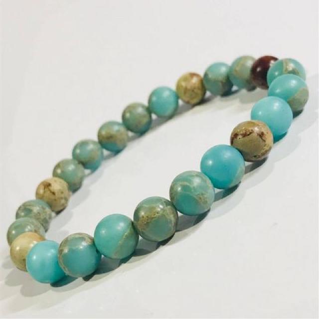 《B049》記憶の癒し♪天然石インプレッションストーン♪8mm玉♪ < 女性アクセサリー/時計 《B049》記憶の癒し♪天然石インプレッションストーン♪8mm玉♪ < 女性アクセサリー/時計の