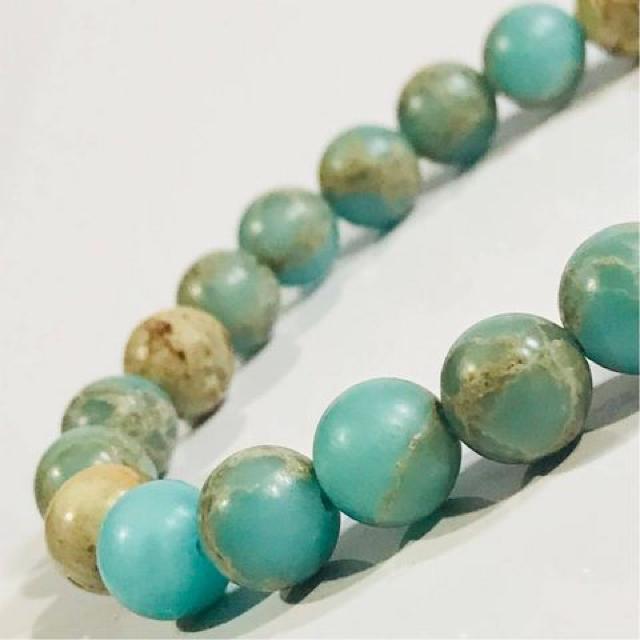 《B049》記憶の癒し♪天然石インプレッションストーン♪8mm玉♪ < 女性アクセサリー/時計 《B049》記憶の癒し♪天然石インプレッションストーン♪8mm玉♪ < 女性アクセサリー/時計の